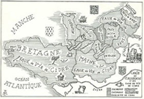 Carte du domfrontais